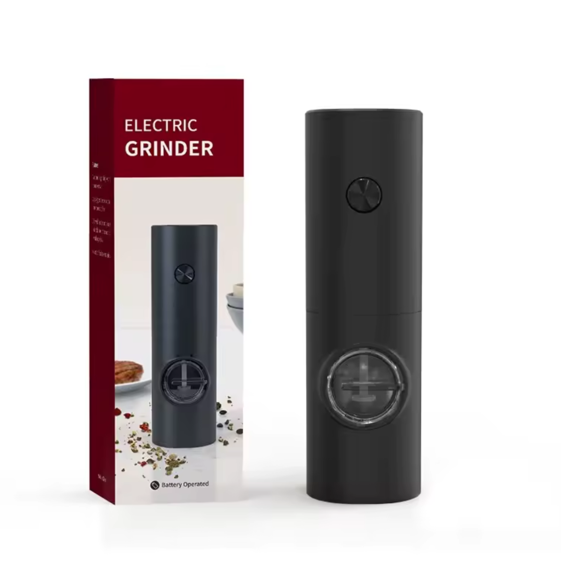 GrindMaster™ Automatic Salt & Pepper Mill